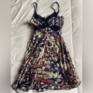 colorful lace dress